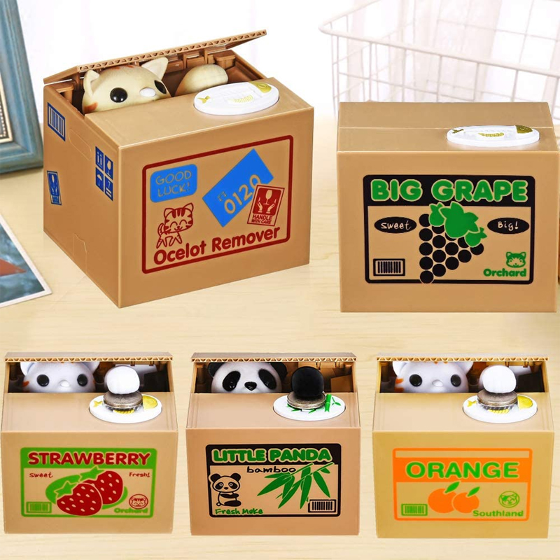 Coin Operated Kiddie Ride - Tirelire automatique pour enfants, chat Krasnostealing,