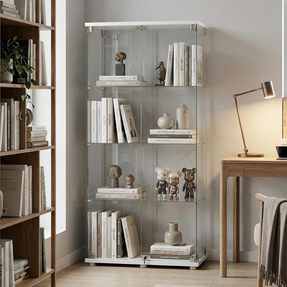 Vitrine en verre trempé, vitri - Glass Cabinet Display avis et prix