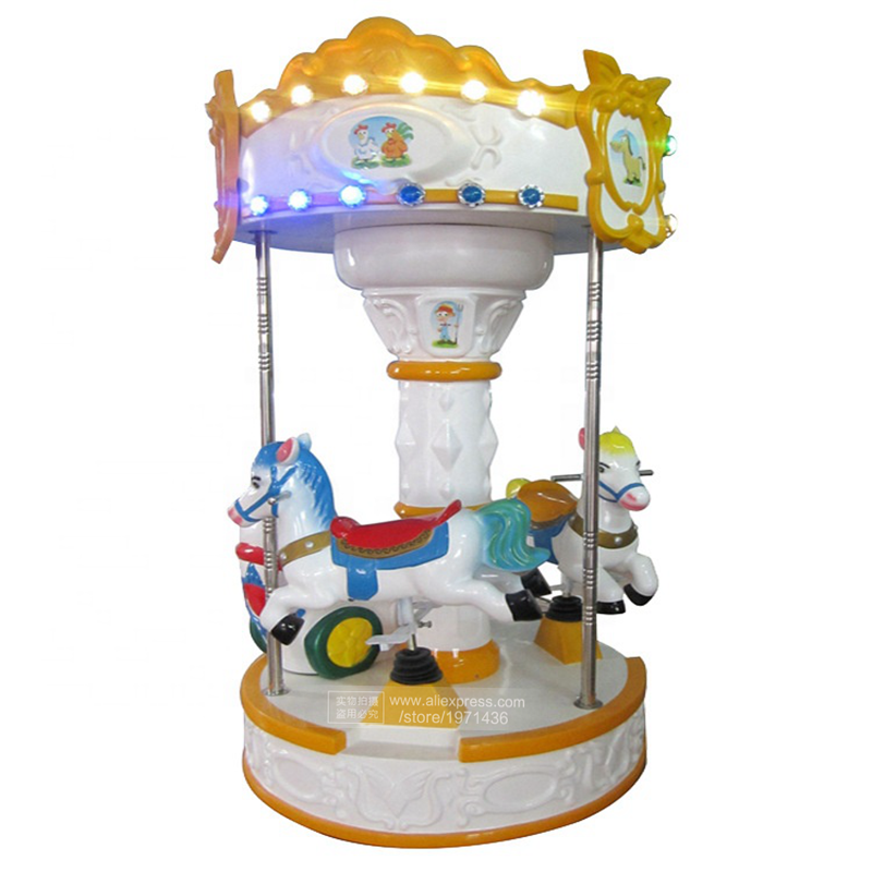 Carrousel en fibre de verre ch - Coin Operated Kiddie Ride avis et prix