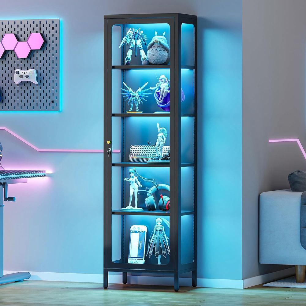 Vitrine en verre avec serrure  - Glass Cabinet Display avis et prix